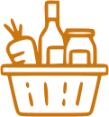 Icone de cesta de alimentos